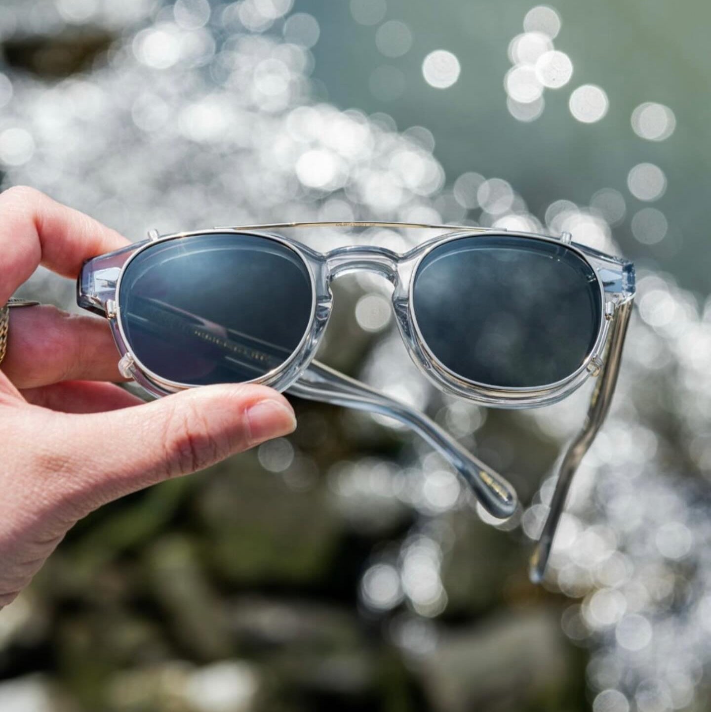 CLIPS : MOSCOT R0084 NOIR/CRYSTAL