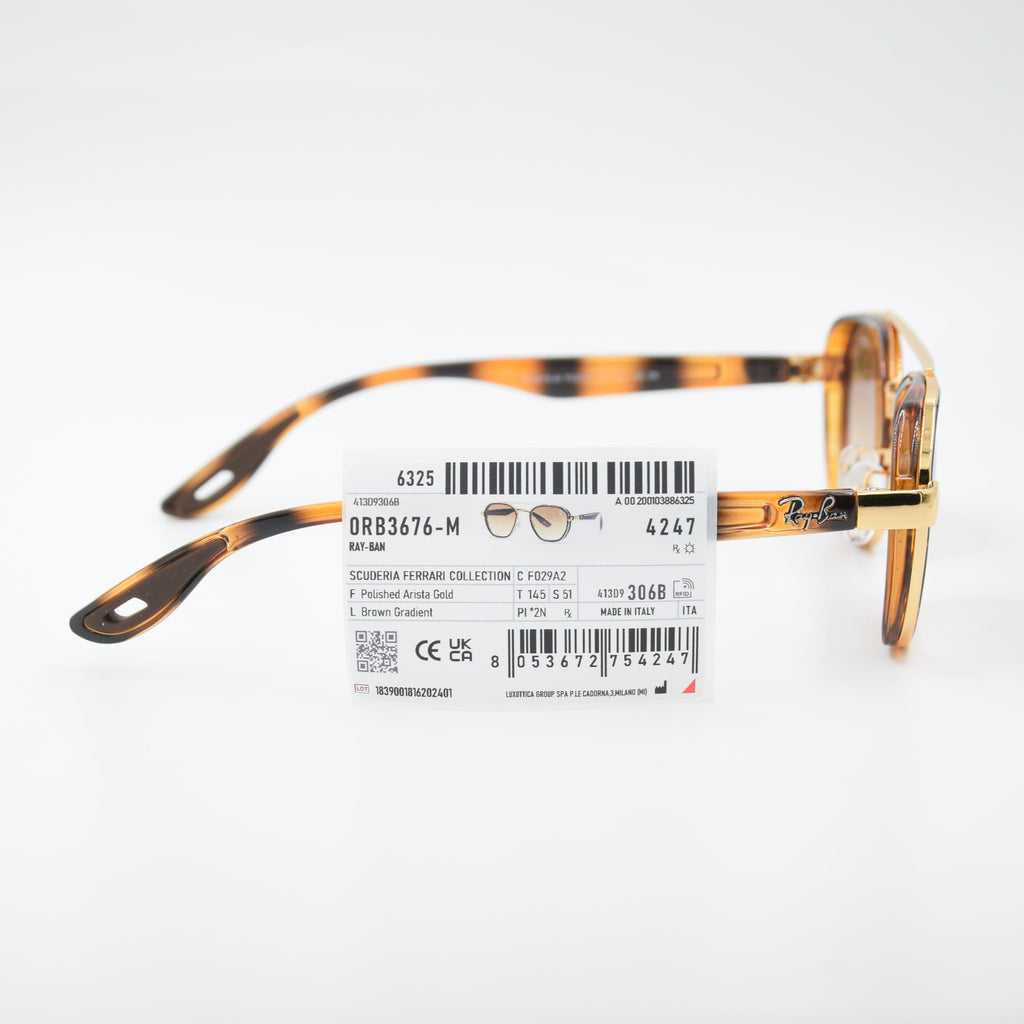SOLAIRE :RAY-BAN RB3676-M FERRARI F029/A2