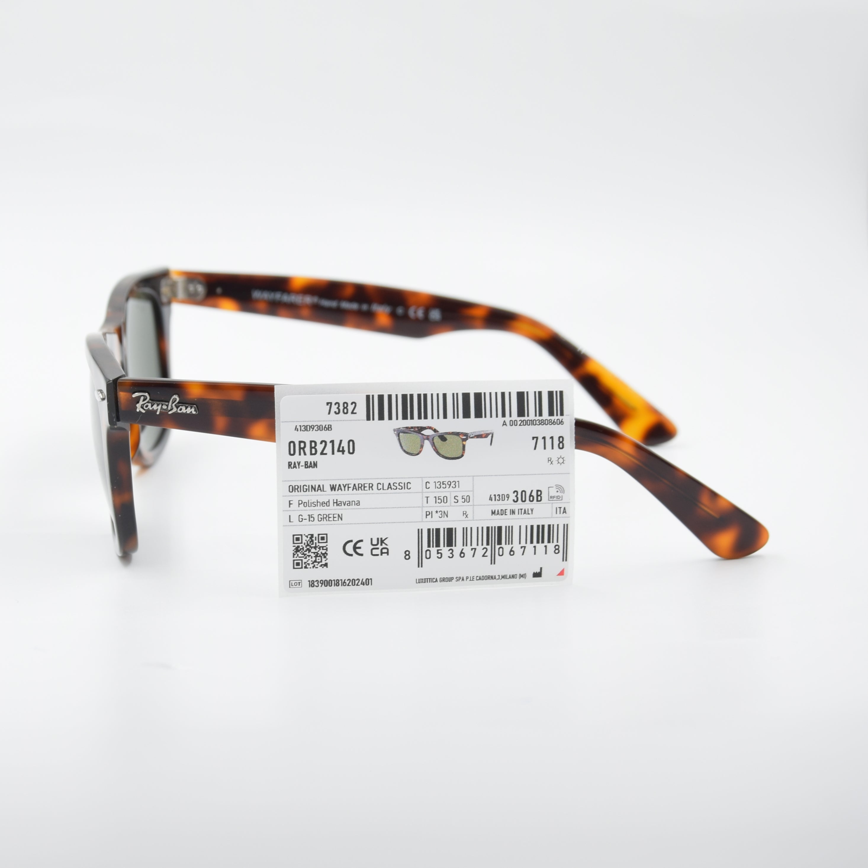 SOLAIRE :RAY-BAN WAYFARER RB2140 1359/31