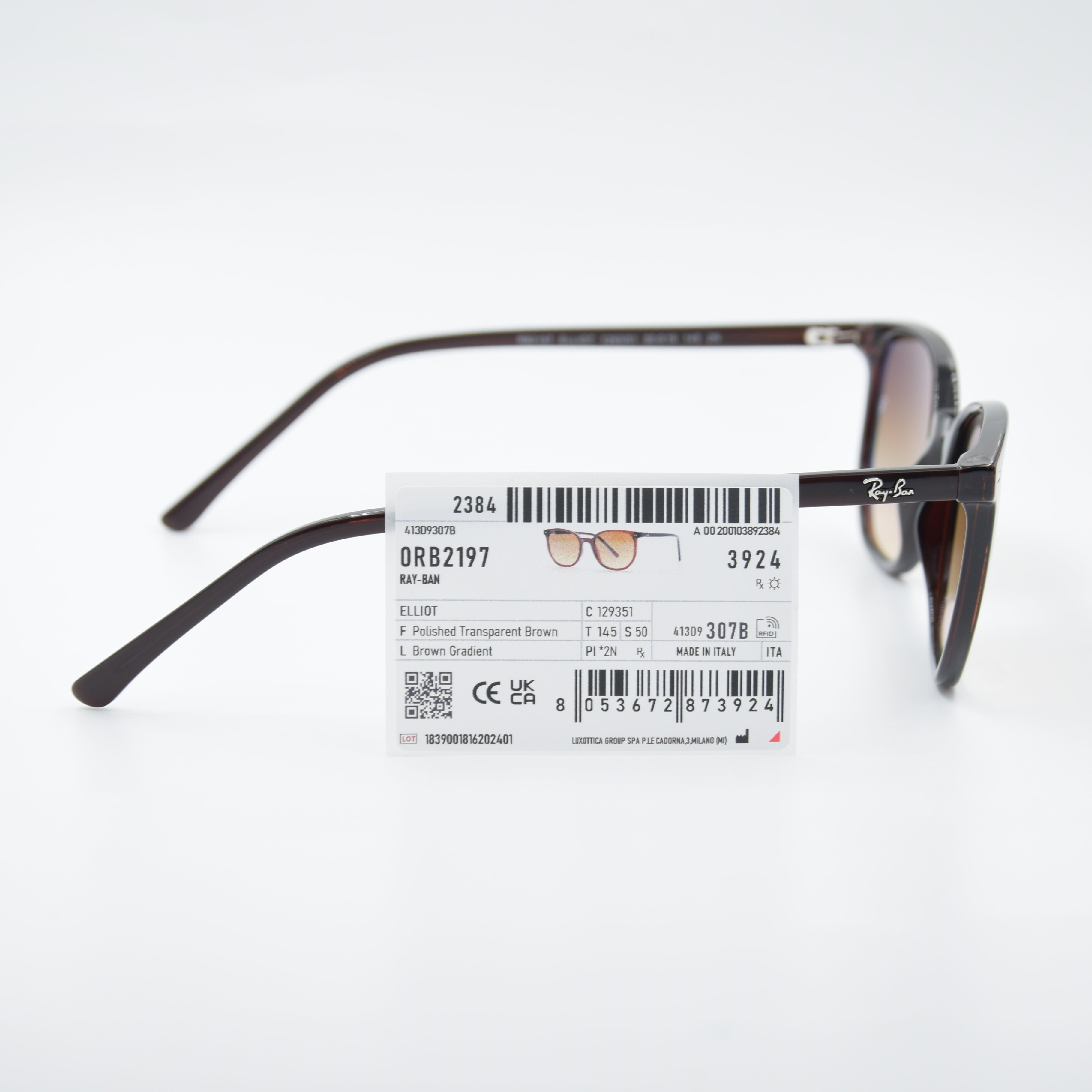 SOLAIRE :RAY-BAN RB2197 ELLIOT 1293/51