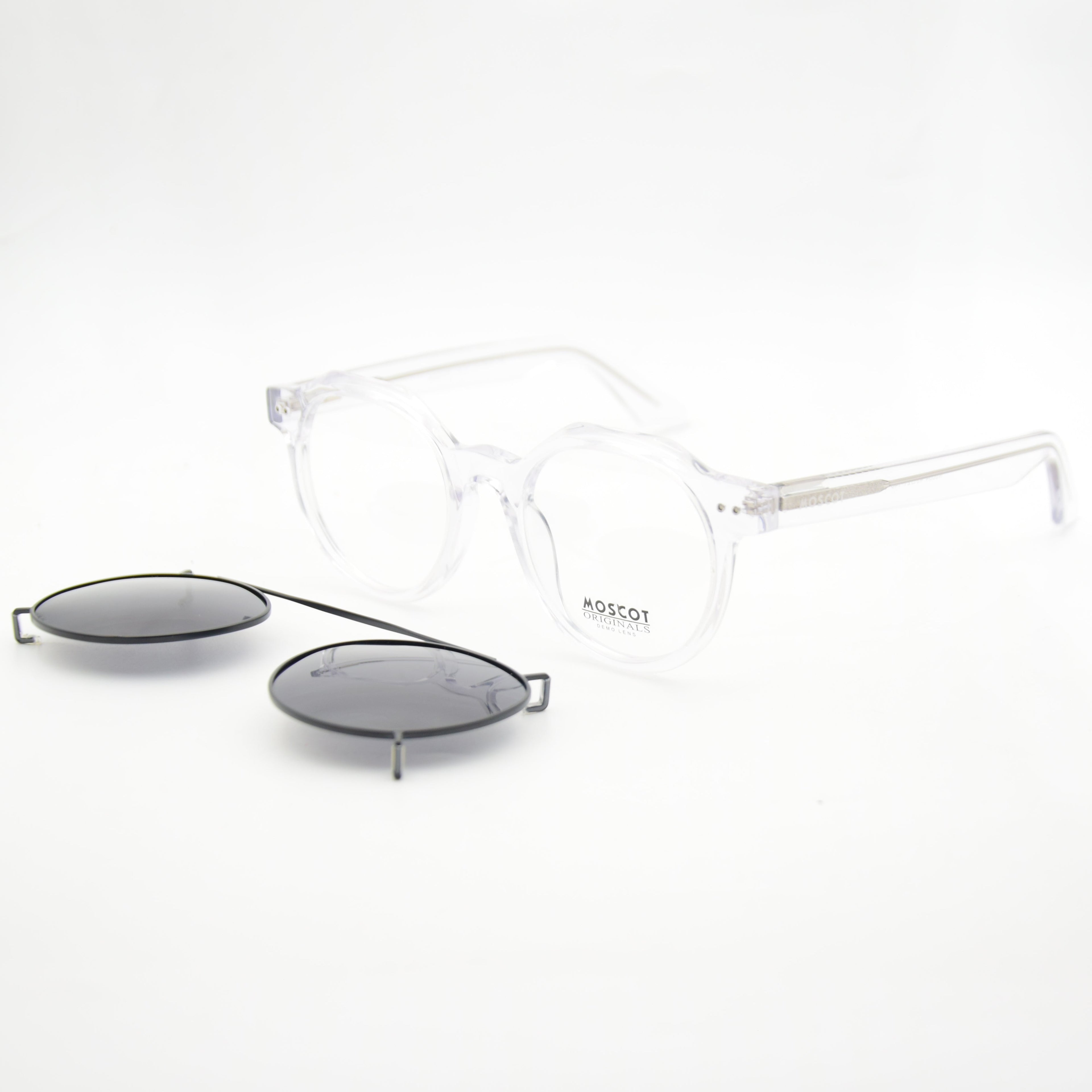 CLIPS : MOSCOT R0084 NOIR/CRYSTAL