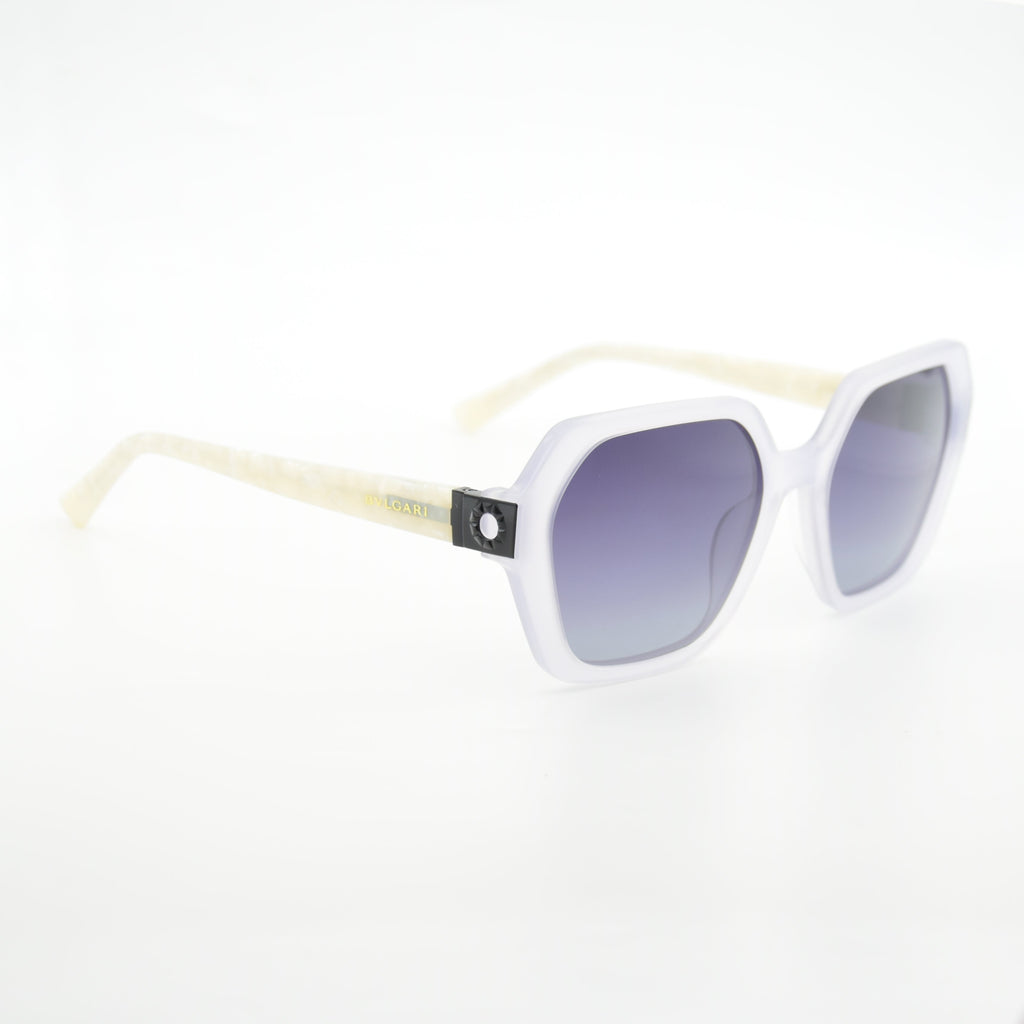 SOLAIRE : BVLGARI MB1288 CRYSTAL/CREAM ( Polarisé )
