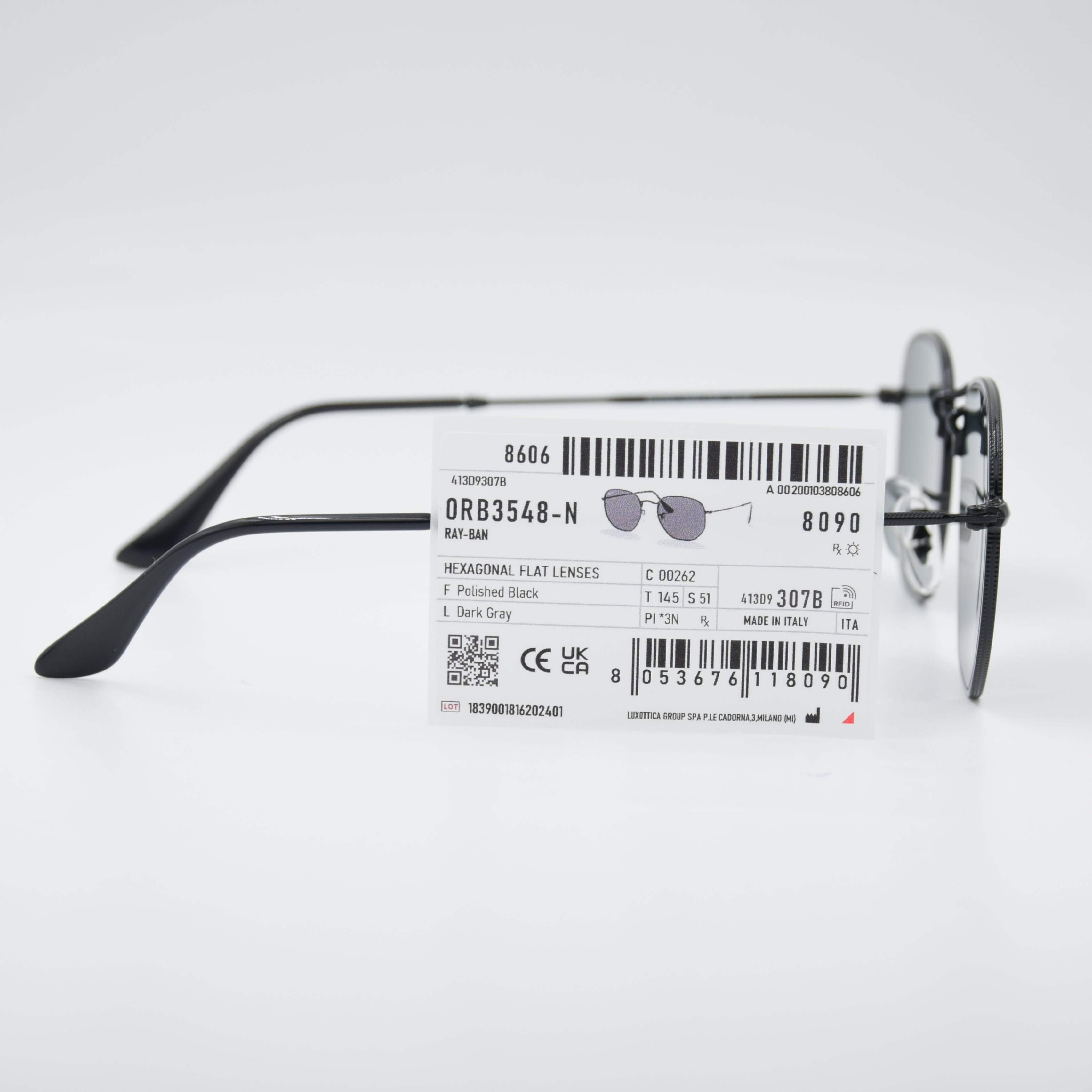 SOLAIRE :RAY-BAN RB3548-N C002/62
