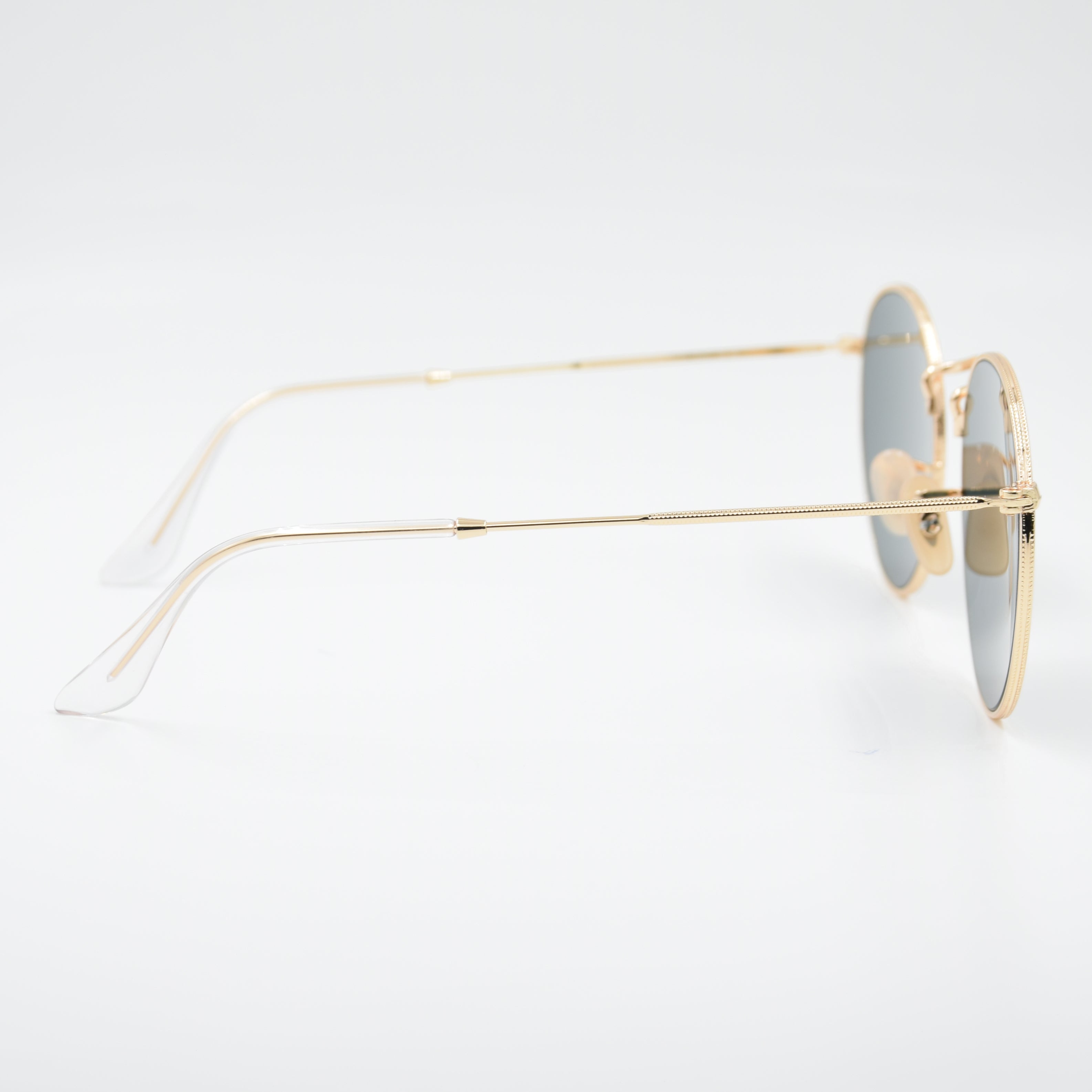 SOLAIRE :RAY-BAN RB3447 ROUND METAL 001/62