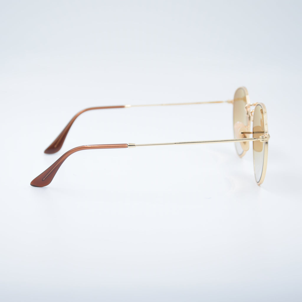 SOLAIRE :RAY-BAN RB3447 ROUND METAL 001/51